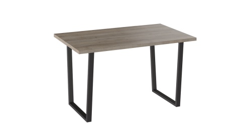 Стол обеденный «Даллас» Тип 1 Черный/Ривьера/Ш-800 x Д-1300 мм x В-750 мм