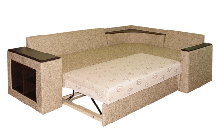 Угловой Диван с Полками Магнолия №2/Разные Цвета Ш-2550 х Г-1860 х В-900 мм