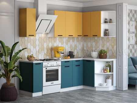 Кухонный Гарнитур Угловой Техас NEW 1700 Х 1300 мм/Разные Цвета